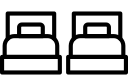 twin bed  icon